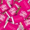 496 Pcs Breast Cancer Awareness Candy Gifts & Favors Wrapped Miniatures and Kisses - Think Pink Ribbon (6.1lb Case)